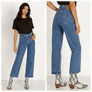 Levi's Blue Straight Leg Women's Jeans